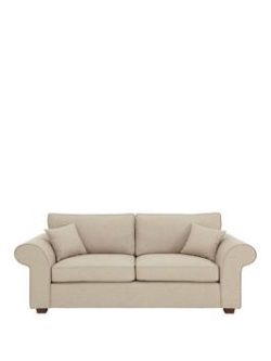 Lisbon 3-Seater Fabric Sofa
